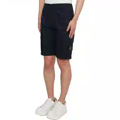 Stone Island Logo Print Shorts