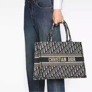 Dior Book Tote Blue