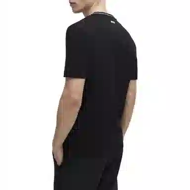 HUGO BOSS Cotton-Jersey Regular-Fit T-Shirt With Branded Collar T