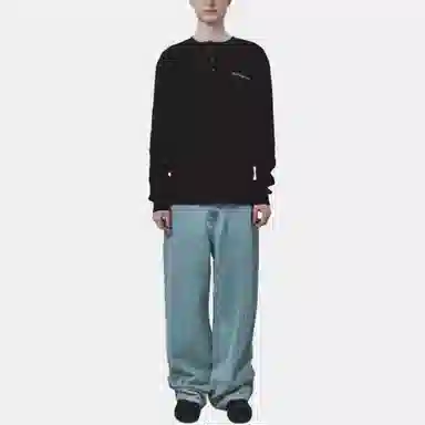 RestRecreation FW25 ROLL-UP WIDE JEANS