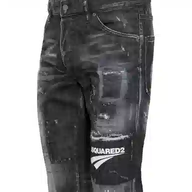 DSQUARED2 FW21 Distressed Patch Jeans