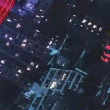 BAPE Neon Tokyo Crewneck