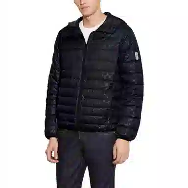 COACH FW22 Down Jacket Hoodie Black