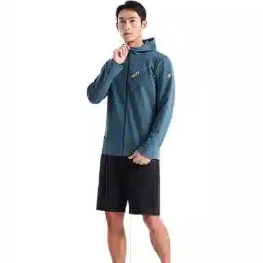 Xtep Running Series Blue Windbreaker