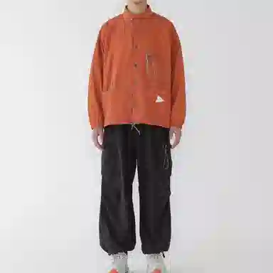 and wander FW25 crinkled nylon shirts jacket