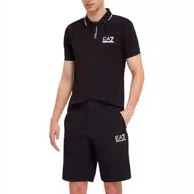 Emporio Armani EA7 Black Shorts