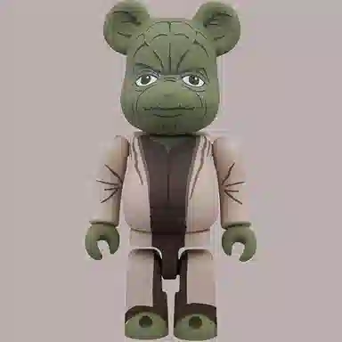 BE@RBRICK Star Wars Yoda + Clone Trooper 100%