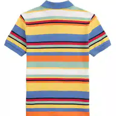 Polo Ralph Lauren SS24 Striped Mesh Polo Shirt