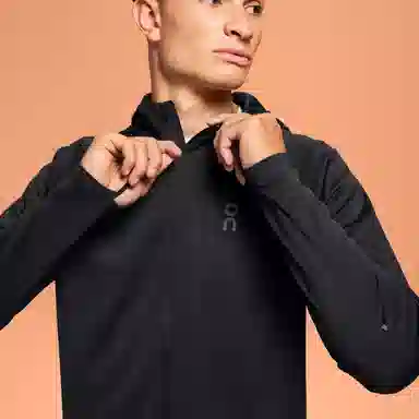 On Climate Zip Hoodie Black