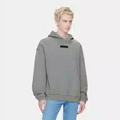 Fear of God Essentials SS24 Hoodie Dark Heather Oatmeal