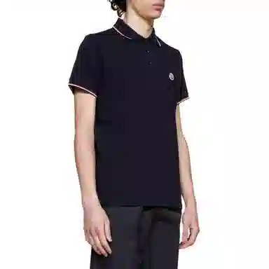Moncler SS23 Polo Navy