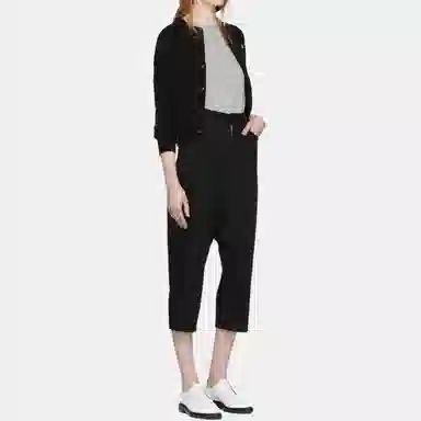 CDG Play White Heart Ladies' Cardigan (Black)