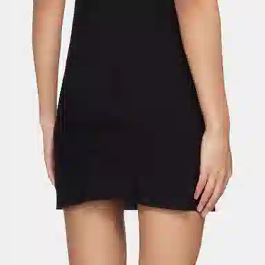 Rick Owens V-Neck Sleeveless Dress Black