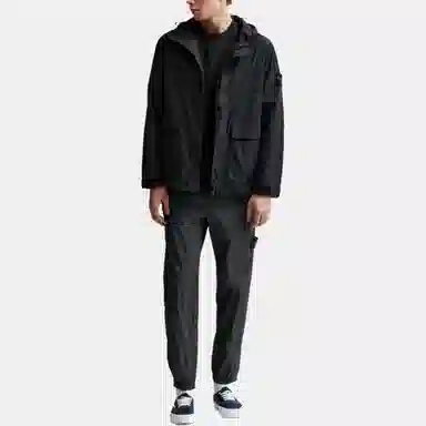 Stone Island SS24 Black Nylon Jacket