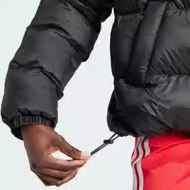 adidas originals ADICOLOR Short Puffer Jacket logo