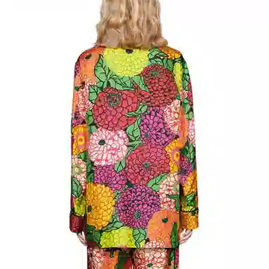 GUCCI Ken Scott Print Silk Shirt