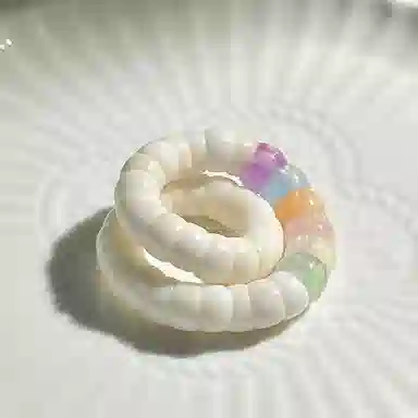 熊堡岛 多色百变扭扭乐  新中式国潮民族风专注力训练手指注意力文玩盘玩猪大肠成人无聊发呆解压神器 思维训练玩具