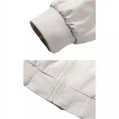 特斯型 美式简约基础宽松百搭教练棒球领时尚飞行服夹克外套 男女同款