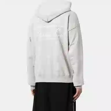 Martine Rose Logo Hoodie Grey