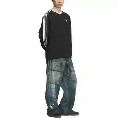 adidas originals FW25 TEAM PRINT DENIM TROUSERS