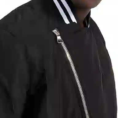 Balmain FW21 Logo Bomber Jacket Black