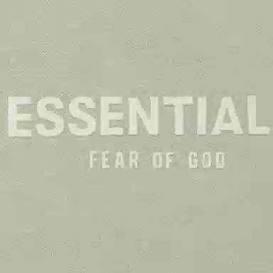 Fear of God Essentials SS22 Crewneck Seafoam Logo