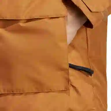 adidas Logo Print Down Jacket Brown