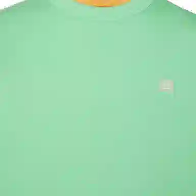 Acne Studios Face Oversize Crewneck Sweatshirt Green