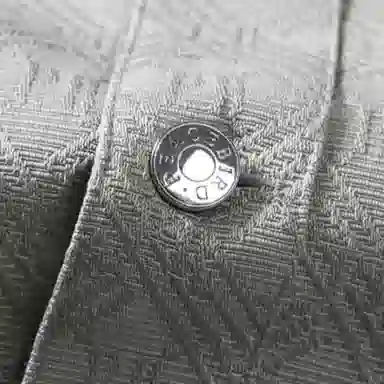 PEACEBIRD MEN Loose Casual Polo Jacket Gray