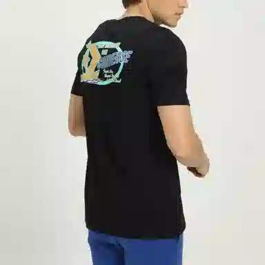 Converse Logo Print T-Shirt Black