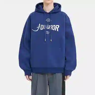 ADER ERROR FW22 Printed Hoodie Blue