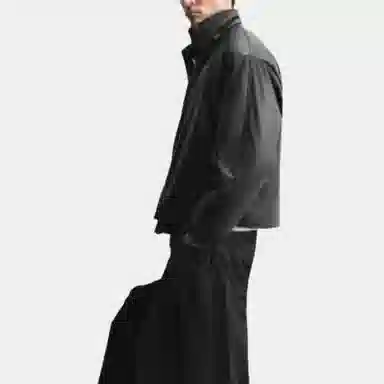 ZARA Casual Loose Stand Collar Zip Cotton Jacket Men