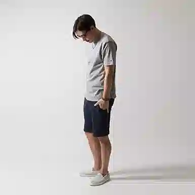 Champion Logo T-Shirt Light Grey
