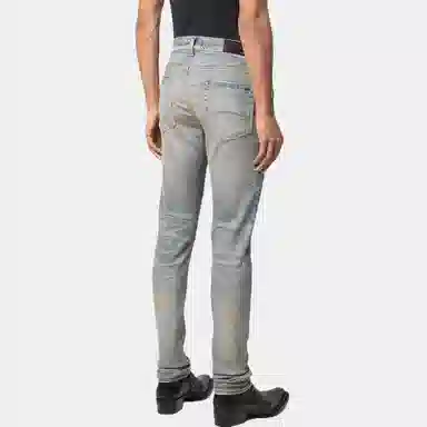 AMIRI 22 Distressed Jeans Blue