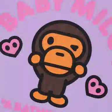 BAPE Kids Logo Long Sleeve T-Shirt