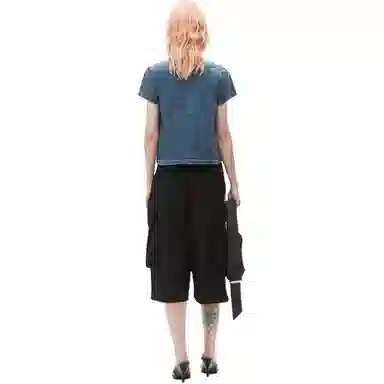 Alexander Wang FW24 Acid Wash Black Ice Tee