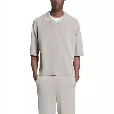 COS Polo Shirt Mole Grey