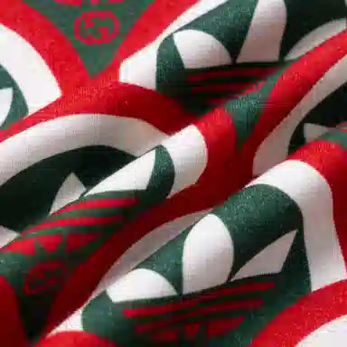 GUCCI x adidas Trefoil T-shirt Red