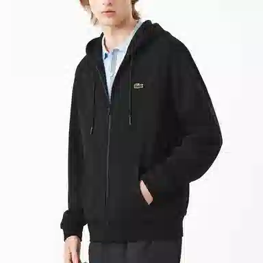 Lacoste SS25 Hoodie Black