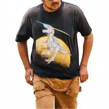 SAINT Mxxxxxx x Hajime Sorayama FW25 Dinosaur Print Tee