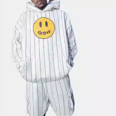 Drew House Navy Pinstripe Hoodie