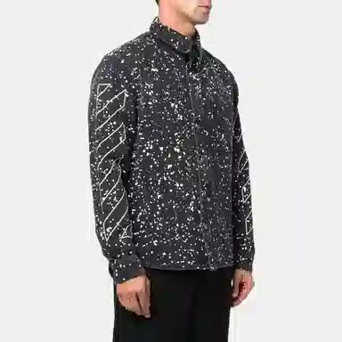OFF-WHITE FW22 Twill Print Splatter Shirt