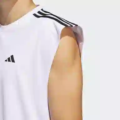 adidas All-world Sleeveless Tank Tee Logo
