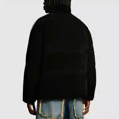 Moncler x Palm Angels FW23 Corduroy Down Jacket Black