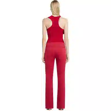 COURREGES SS25 90'S RIB TANK TOP Ruby