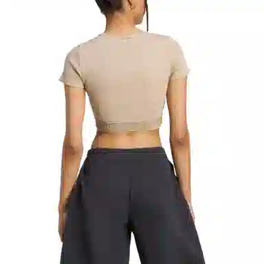 adidas originals ESSENTIALS RIB WASHED SS25 T