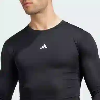 adidas Techfit Compression Training Long Sleeve Tee LogoT