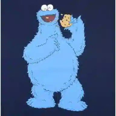 UNIQLO x KAWS x Sesame Street Cookie Monster Tee