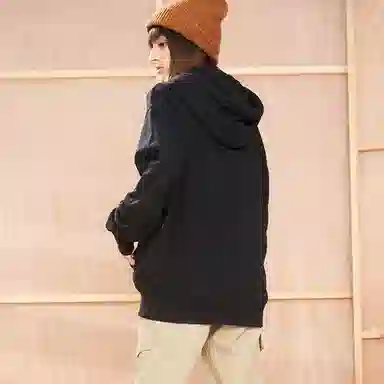 Dickies Letter Embroidered Hoodie Black