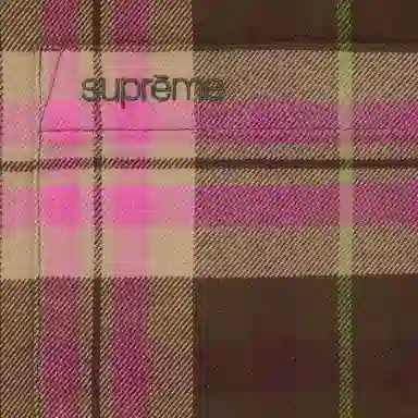 Supreme FW25 Plaid Flannel Shirt